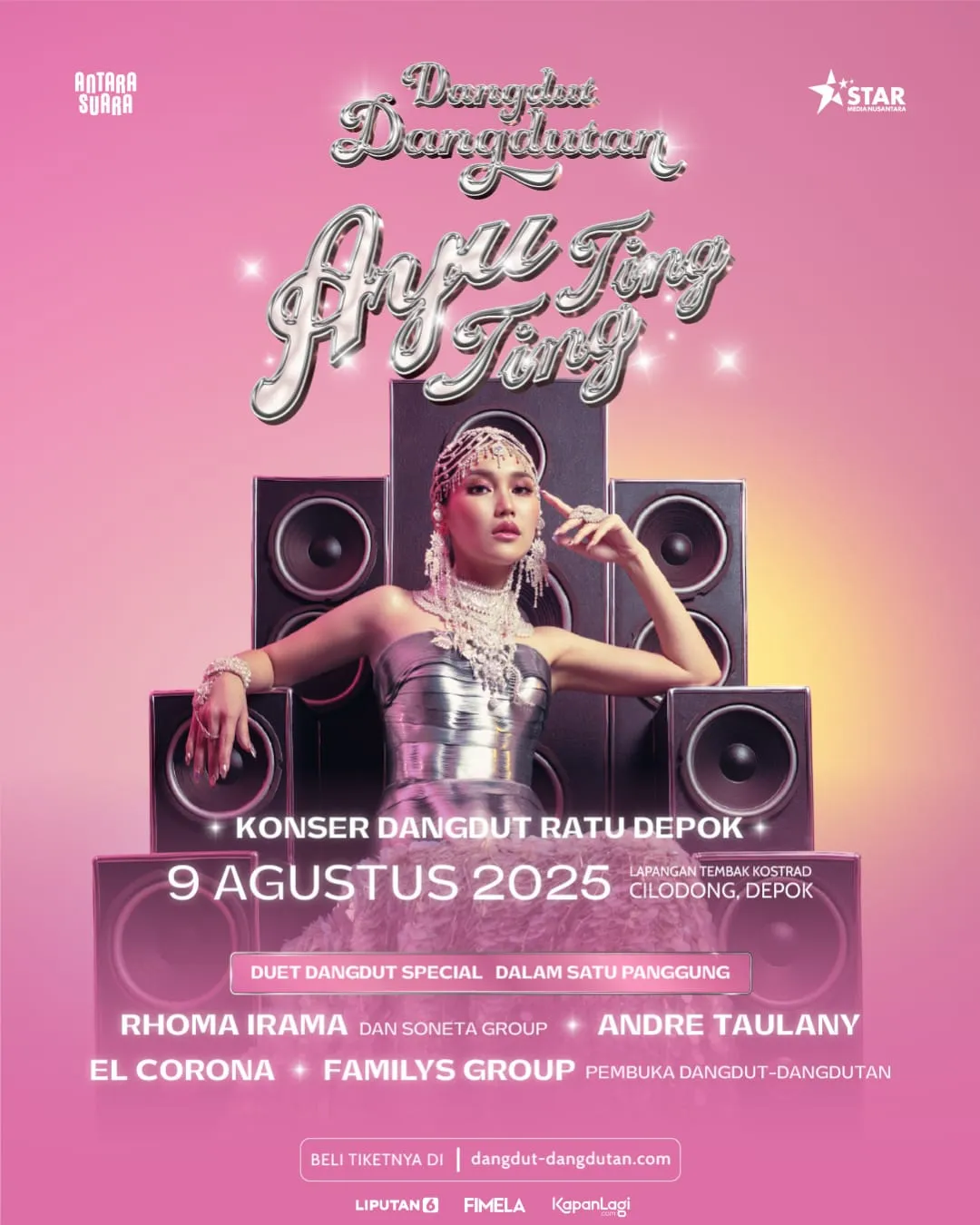 Ayu Ting Ting Dangdut Dangdutan Live in Concert stage