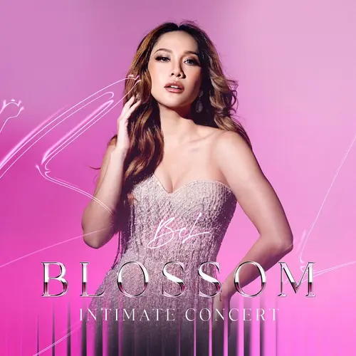BCL Blossom Live in Concert Singapore 2022 stage with neon arches